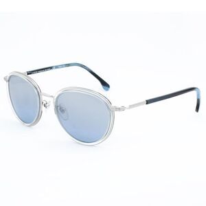 Lozza SL579X Round Sunglasses Unisex Blue